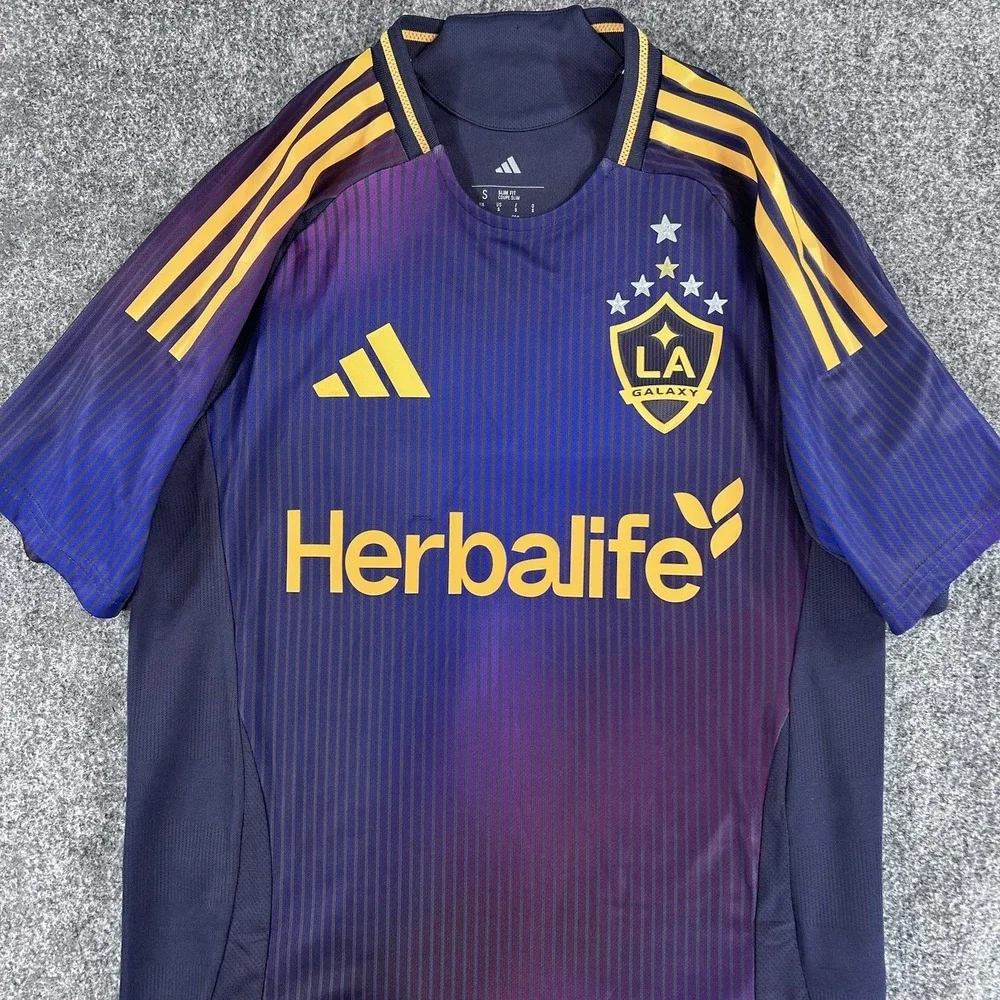 Los Angeles Galaxy Adidas Away 25/26 Purple Jersey Authentic Size Small NWT